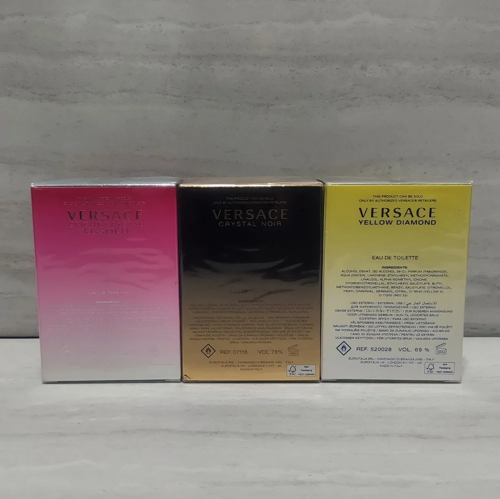 Versace Perfume Trio Set Parfume Cologne - Picture 4 of 4